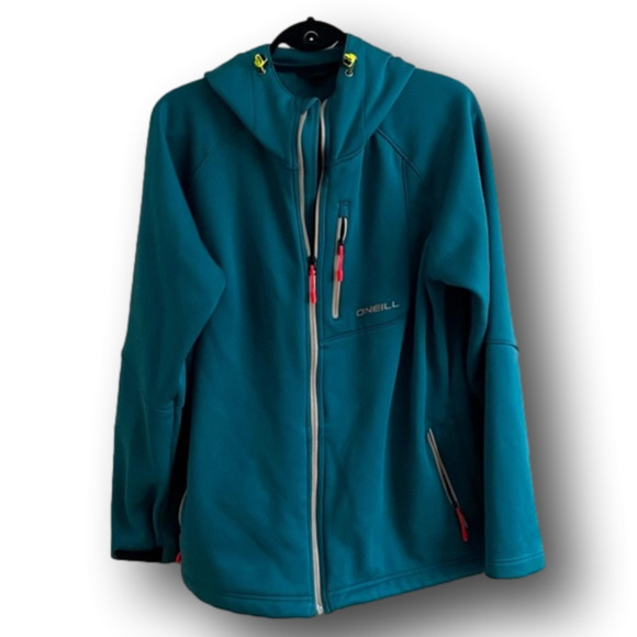 O’neill Lightweight Ski & Snowboard Jacket | Teal Green Blue - Picture 1 of 8